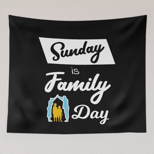 Item preview, Sunday is for Family Shirt - Family Sunday designed and sold by sprshrts.