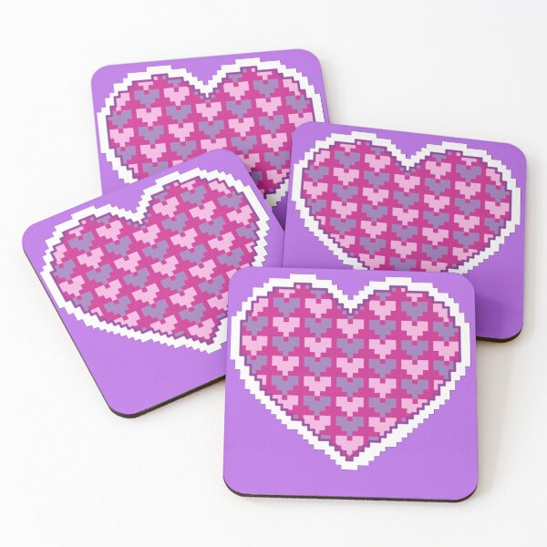 Item preview, Heart of Hearts- Purple Background designed and sold by JessCauseStitch.