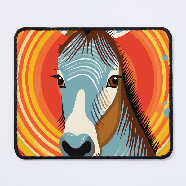 Item preview, Hued Equine Portrait designed and sold by EnchantArtCo.