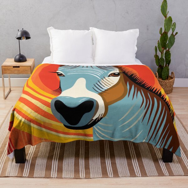 Item preview, Hued Equine Portrait designed and sold by EnchantArtCo.