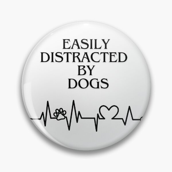 Item preview, Easily Distracted by Dogs - Canine Daydreamer,A Pawsitively Stylish Collection designed and sold by CYGIS STORE.