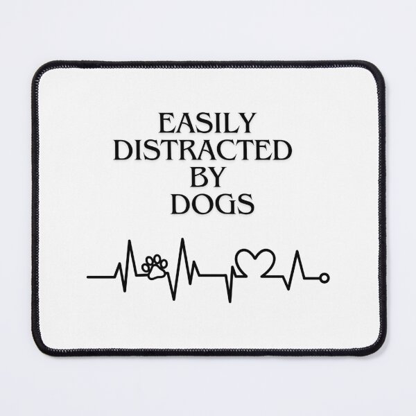 Item preview, Easily Distracted by Dogs - Canine Daydreamer,A Pawsitively Stylish Collection designed and sold by CYGIS STORE.
