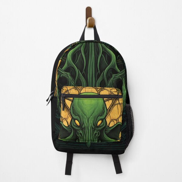 Item preview, Cthulhu Rising Stained Glass Window Temple Church designed and sold by LastHighwayTees.