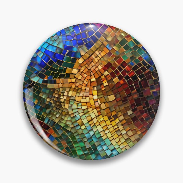 Item preview, Vibrant Glass Mosaic Pattern designed and sold by Kittyzens.