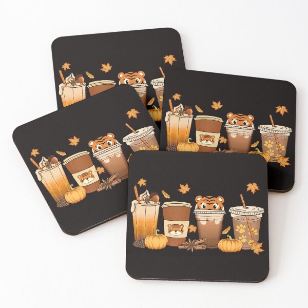 Item preview, Fall Tiger Coffee designed and sold by TigerRoseStudio.