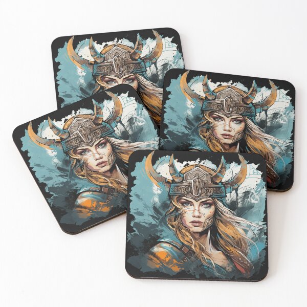 Item preview, Viking shield maiden design Valhalla designed and sold by Andrea-Design.