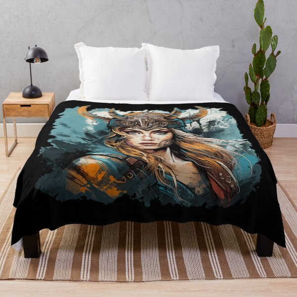Item preview, Viking shield maiden design Valhalla designed and sold by Andrea-Design.