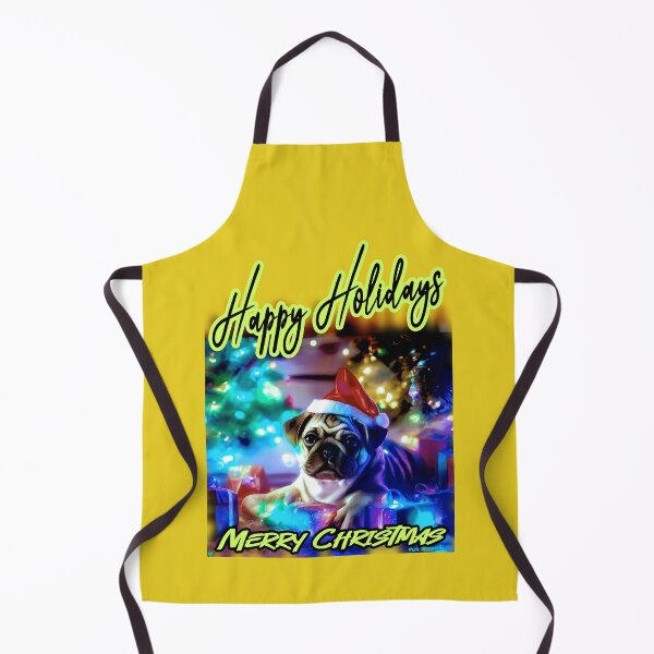 Item preview, Pug HAPPY HOLIDAYS 79 MERRY CHRISTMAS designed and sold by RedBluffTraders.