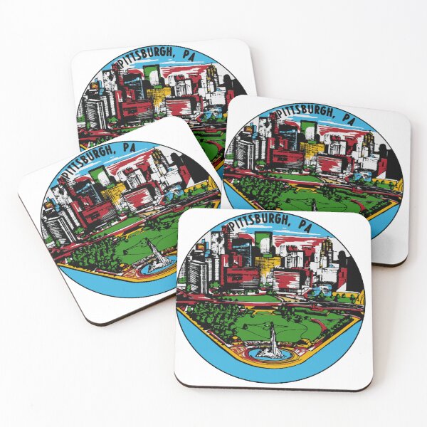 Item preview, Vintage Style Pittsburgh Decal Design designed and sold by Decal Mania.