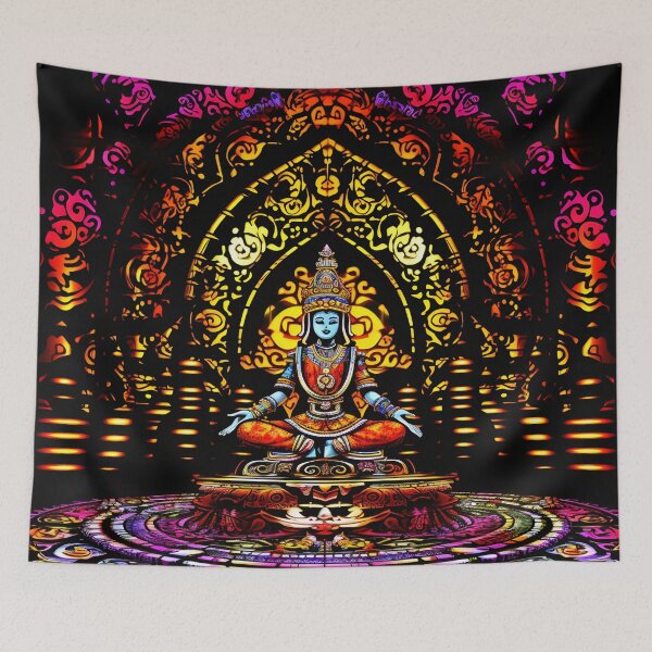 Item preview, Colorful Meditating Buddha designed and sold by JD72shirtshop.