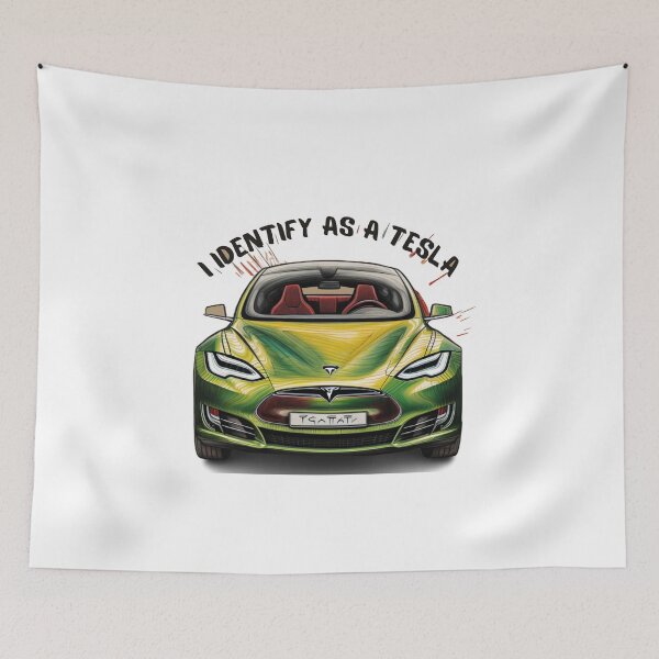 Item preview, I identify as a tesla, elon  designed and sold by Art-Fusion-Hub.