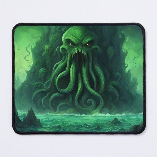 Item preview, Our Green Ruler Monster Octopus Dark Sea designed and sold by N0VEEN.