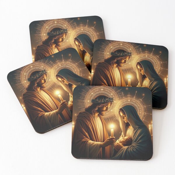 Item preview, Advent Christmas Mother of God, St.Joseph with baby Jesus  designed and sold by JaroDesign2023.