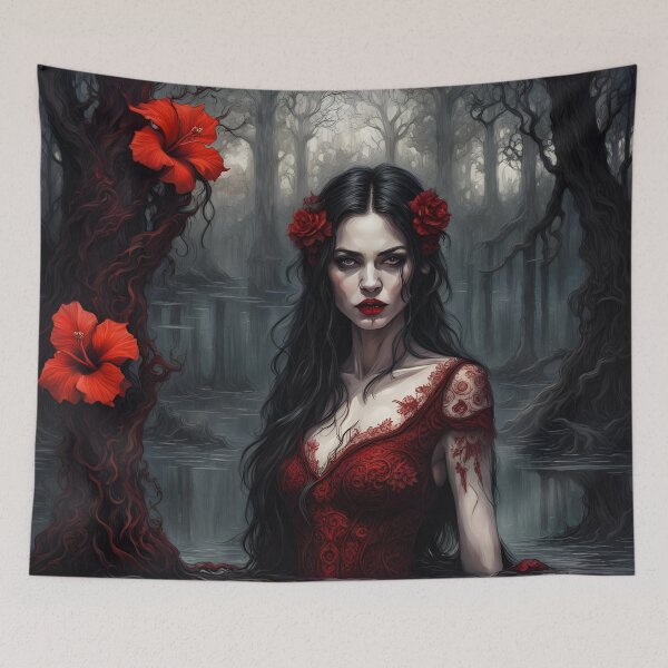 Item preview, Vampire girl designed and sold by GothicRubette.