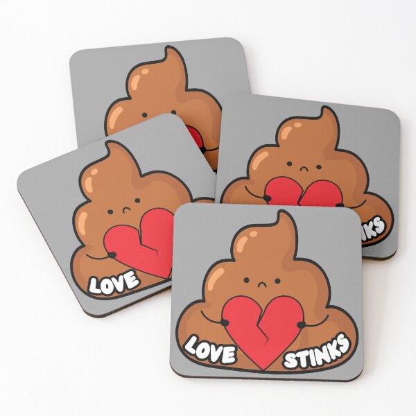 Item preview, Love Stinks Poop Kawaii designed and sold by madpursglove.