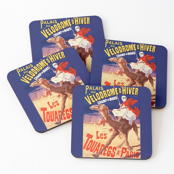 Item preview, Les Touaregs à Paris 1894 On Camels In Paris designed and sold by RocketshipRetro.