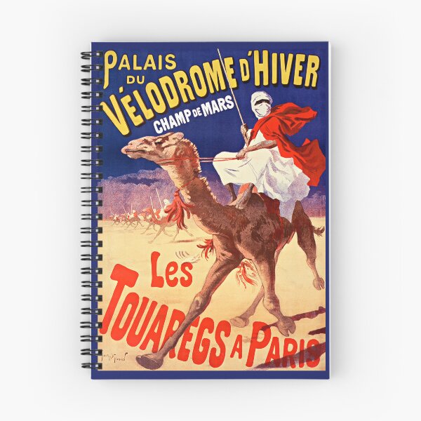 Item preview, Les Touaregs à Paris 1894 On Camels In Paris designed and sold by RocketshipRetro.