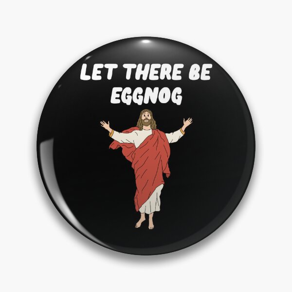 Item preview, Let There Be Eggnog Jesus  designed and sold by Milasneeze.