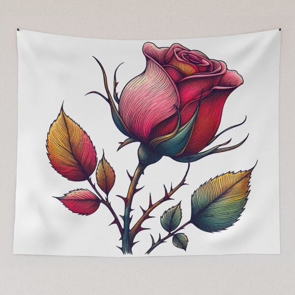 Item preview, Colorful Vintage Rose designed and sold by Star-Fragment.