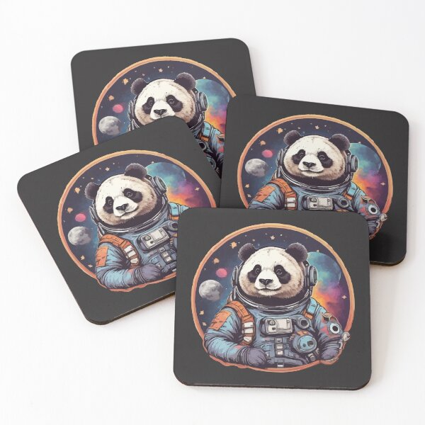 Item preview, Panda Astronaut - Stars, Planets, Galaxy, Outer Space Panda Lover  designed and sold by thecatcouch.