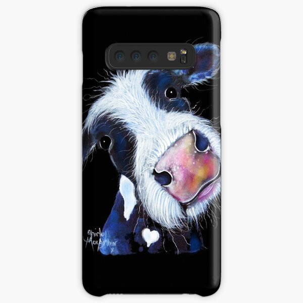 COW PRiNT ' NoSeY BERTHA BEETROOT ' BY SHiRLeY MacARTHuR Samsung Galaxy Snap Case