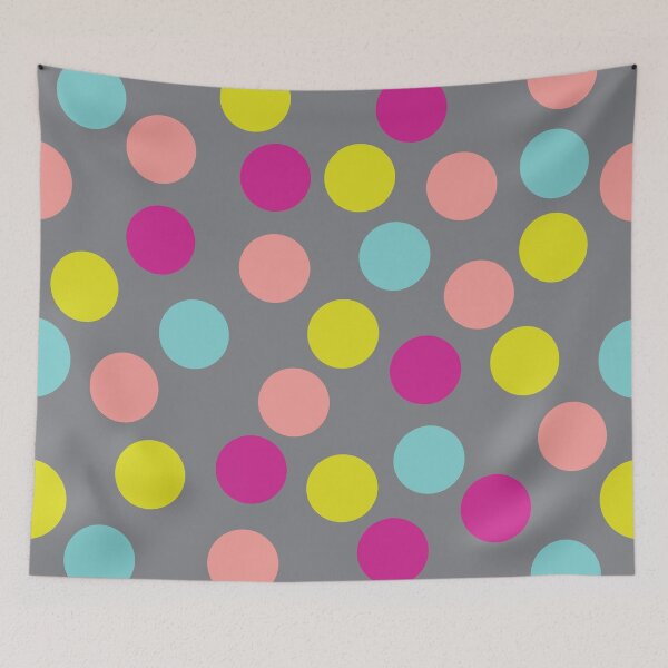 Item preview, Multicolored polka dots designed and sold by IftinDesigns.