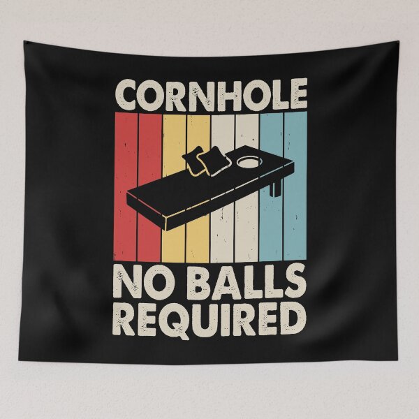 Item preview, Cornhole No Balls Required Retro Design - Baggo Team Bean Bag Toss Game - Funny Cornhole Player Vintage designed and sold by naworas.