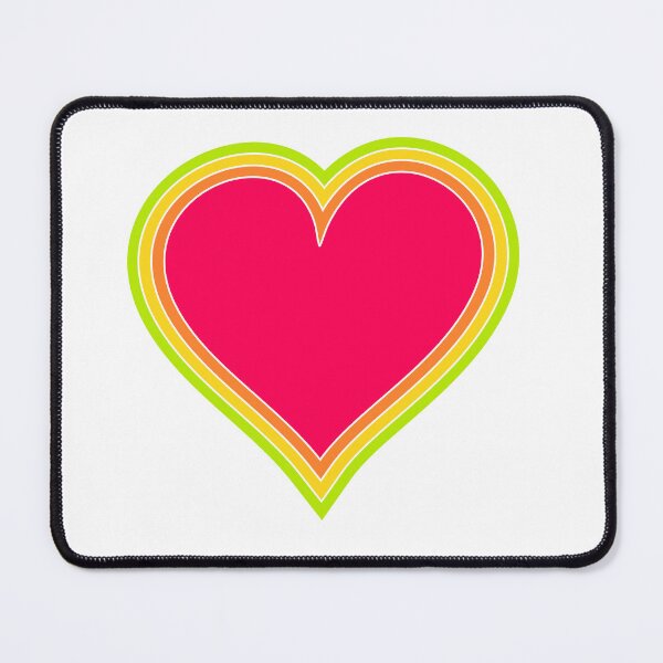 Item preview, Pink Orange Yellow Green Heart designed and sold by ThatIsSomething.