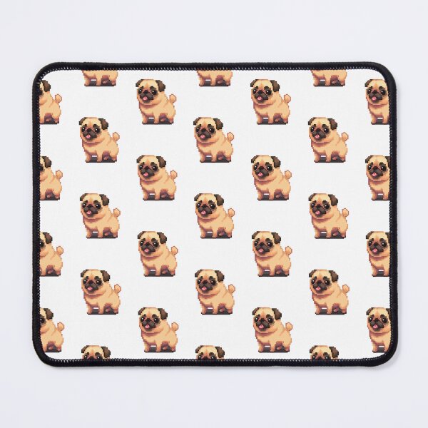 Item preview, Cute Beige Pug puppy - Pixel art designed and sold by octoboobs.