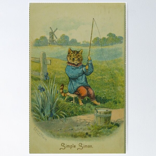 Item preview, cat paintings by louis wain designed and sold by marti-oryo.