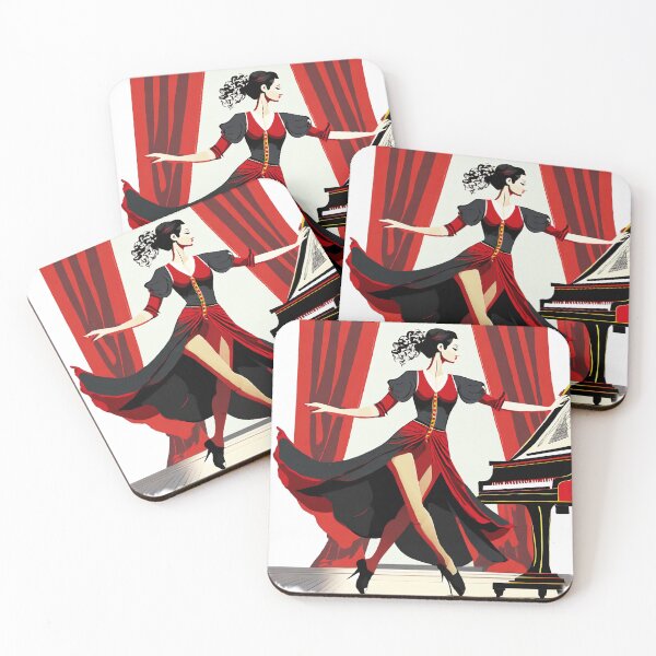 Item preview, Pianist woman designed and sold by NotesForMusic.