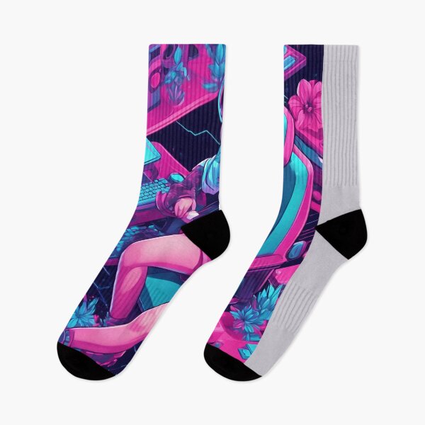 Item preview, Vaporwave Girl Gamer designed and sold by SilverSunStudio.