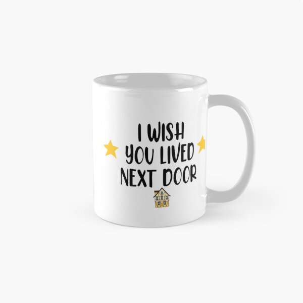 Artikelvorschau, Ich wünschte, du würdest nebenan wohnen. Lustige Geschenkideen für die beste Freundin, beste Freundin, Freundin entworfen und verkauft von PetPanache.