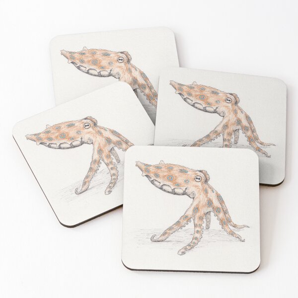 Item preview, Blue Ringed Octopus designed and sold by alfietreloarart.
