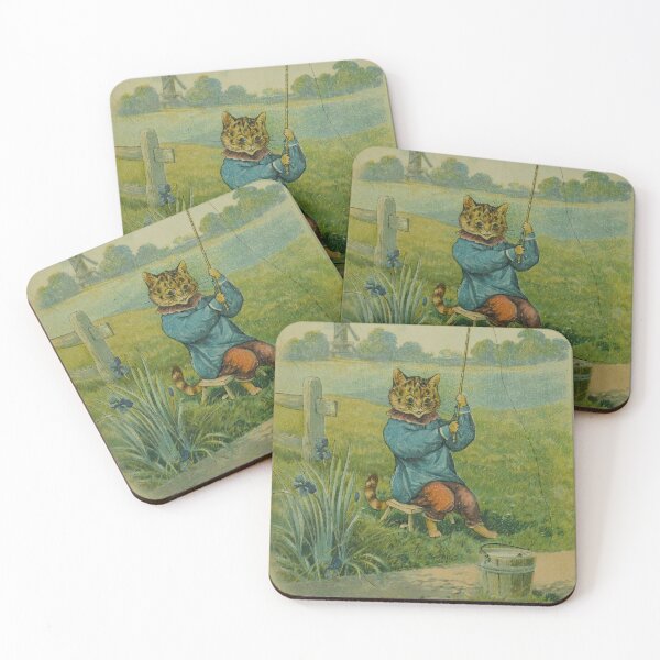 Item preview, cat paintings by louis wain designed and sold by marti-oryo.