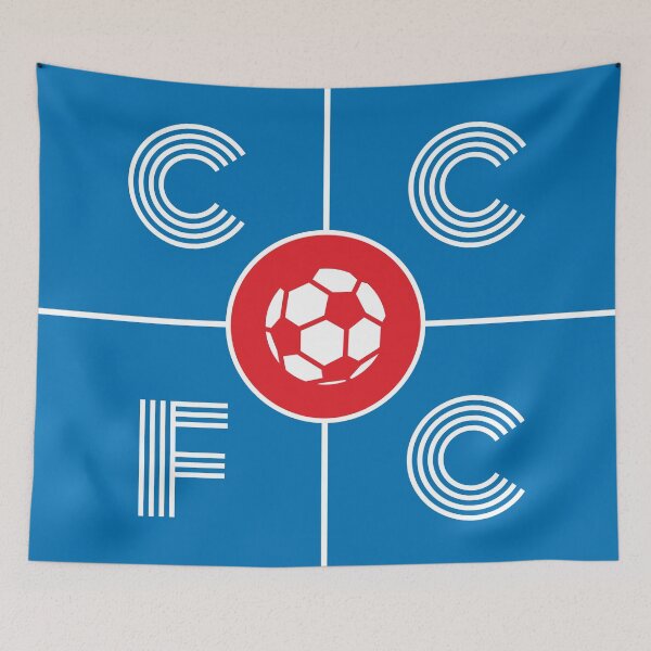 Item preview, Cardiff City CCFC Circle Minimalist Artwork designed and sold by kakarikihill.