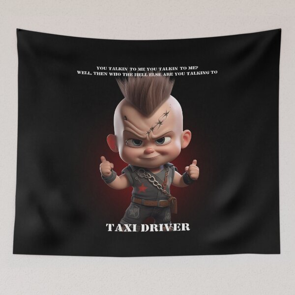 Item preview, Bad Taste Baby Taxi Driver - "Are you Talkin to me" designed and sold by BadTasteBaby.
