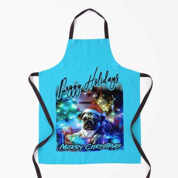 Item preview, Pug HAPPY HOLIDAYS 79 MERRY CHRISTMAS PUGGY HOLIDAYS designed and sold by RedBluffTraders.