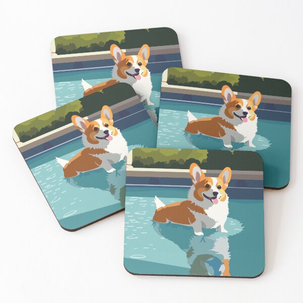 Item preview, Pool Corgi designed and sold by Corgi-at-night.