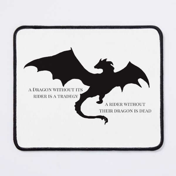 Item preview, Fourth Wing: A dragon without its rider is a tradegy a rider without their dragon is dead designed and sold by sashabookishart.
