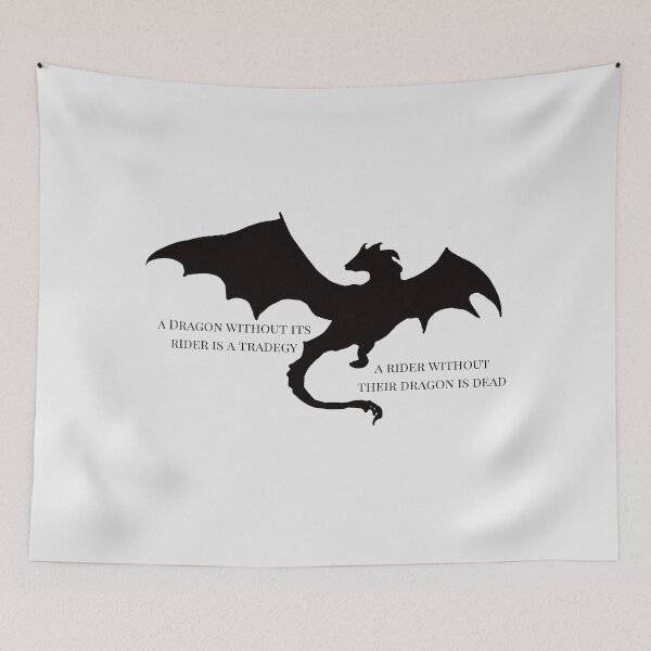 Item preview, Fourth Wing: A dragon without its rider is a tradegy a rider without their dragon is dead designed and sold by sashabookishart.