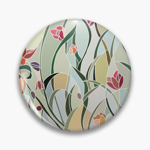 Item preview, Stained Glass Flower Garden #1 designed and sold by rad-mignonette.