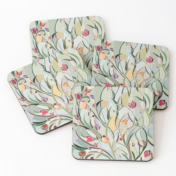 Item preview, Stained Glass Flower Garden #1 designed and sold by rad-mignonette.