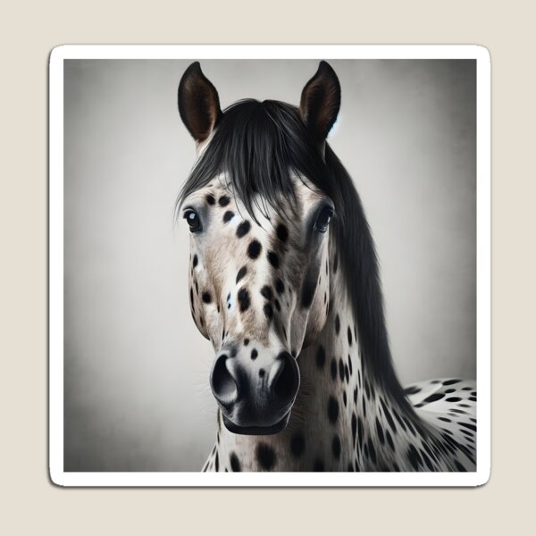 Aperçu de l'œuvre Portrait de cheval Appaloosa créée et vendue par DesignMT.