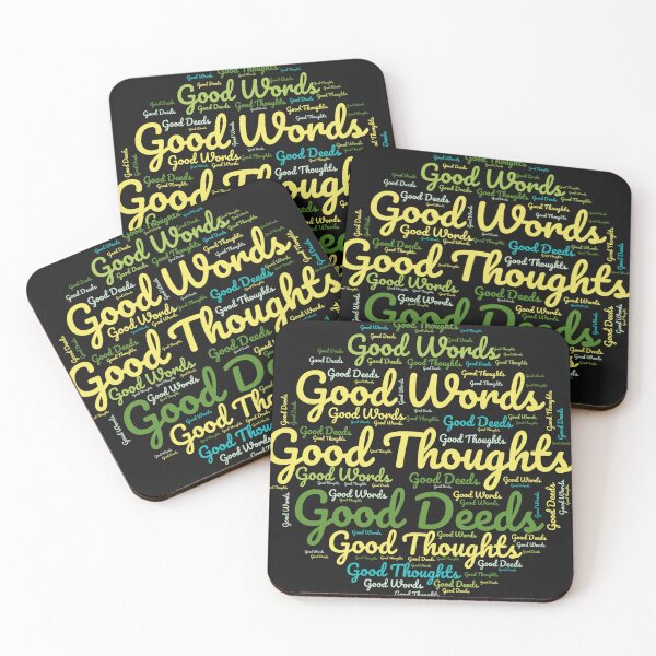 Item preview, Good Thoughts, Good Words, Good Deeds designed and sold by topzmart.