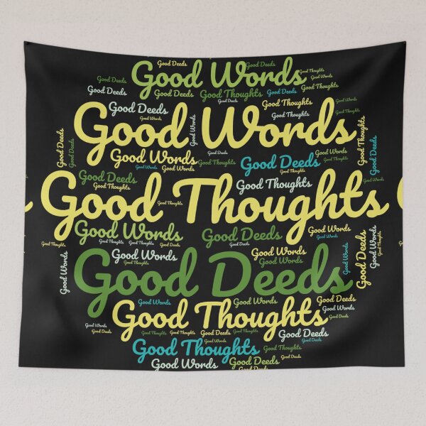 Item preview, Good Thoughts, Good Words, Good Deeds designed and sold by topzmart.