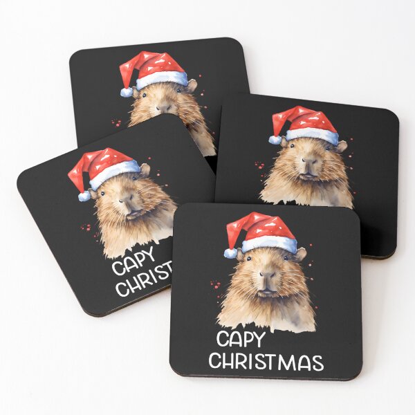 Item preview, Capybara Capy Christmas Xmas Santa Hat Pajama Rodent Animal designed and sold by Style4You24.