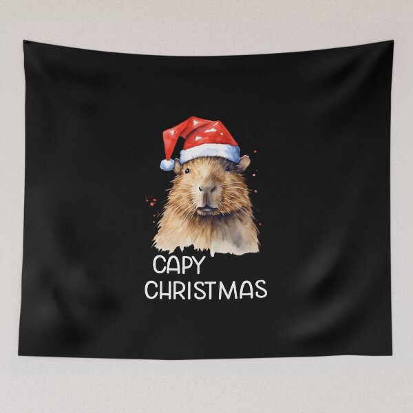 Item preview, Capybara Capy Christmas Xmas Santa Hat Pajama Rodent Animal designed and sold by Style4You24.