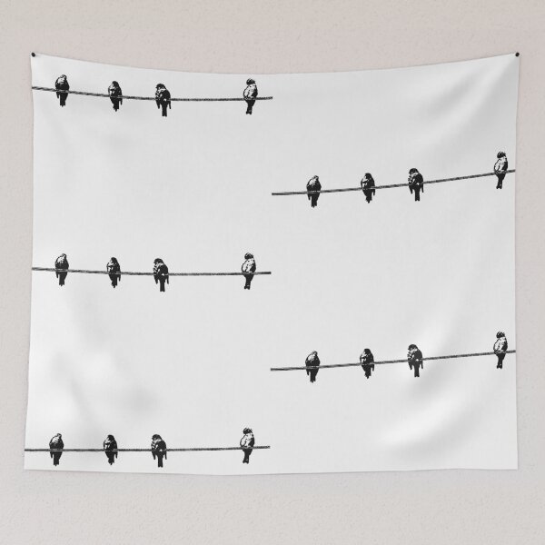 Item preview, Birds on a Wire designed and sold by ninasilver.