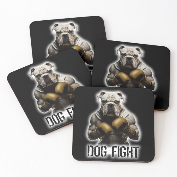Item preview, Dog Fight Bulldog Boxing - Bulldog Fighter Wearing Boxing Gloves designed and sold by MadeByRobots.